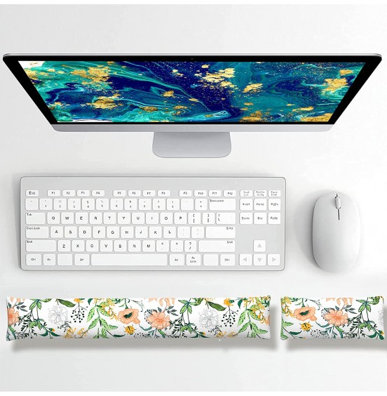 Atufsuat Bean Bag Wrist Rest, Ergonomic Wrist Support for Mouse and Keyboard, Beaded Cushion for Wrist Arm Hand Elbow Support, Computer Laptop Accessories, Office Desk Decor for Women Men, Teal Marble Atufsuat Bean Bag Wrist Rest, Ergonomic Wrist Support for Mouse and Keyboard, Beaded Cushion for Wrist Arm Hand Elbow Support, Computer Laptop Accessories, Office Desk Decor for Women Men, Teal Marble